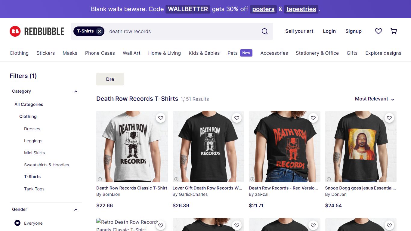 Death Row Records T-Shirts | Redbubble